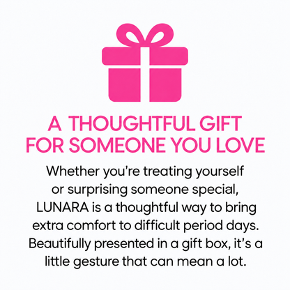 The LUNARA Period Relief Belt is a MEANINGFUL gift for yourself or someone special.