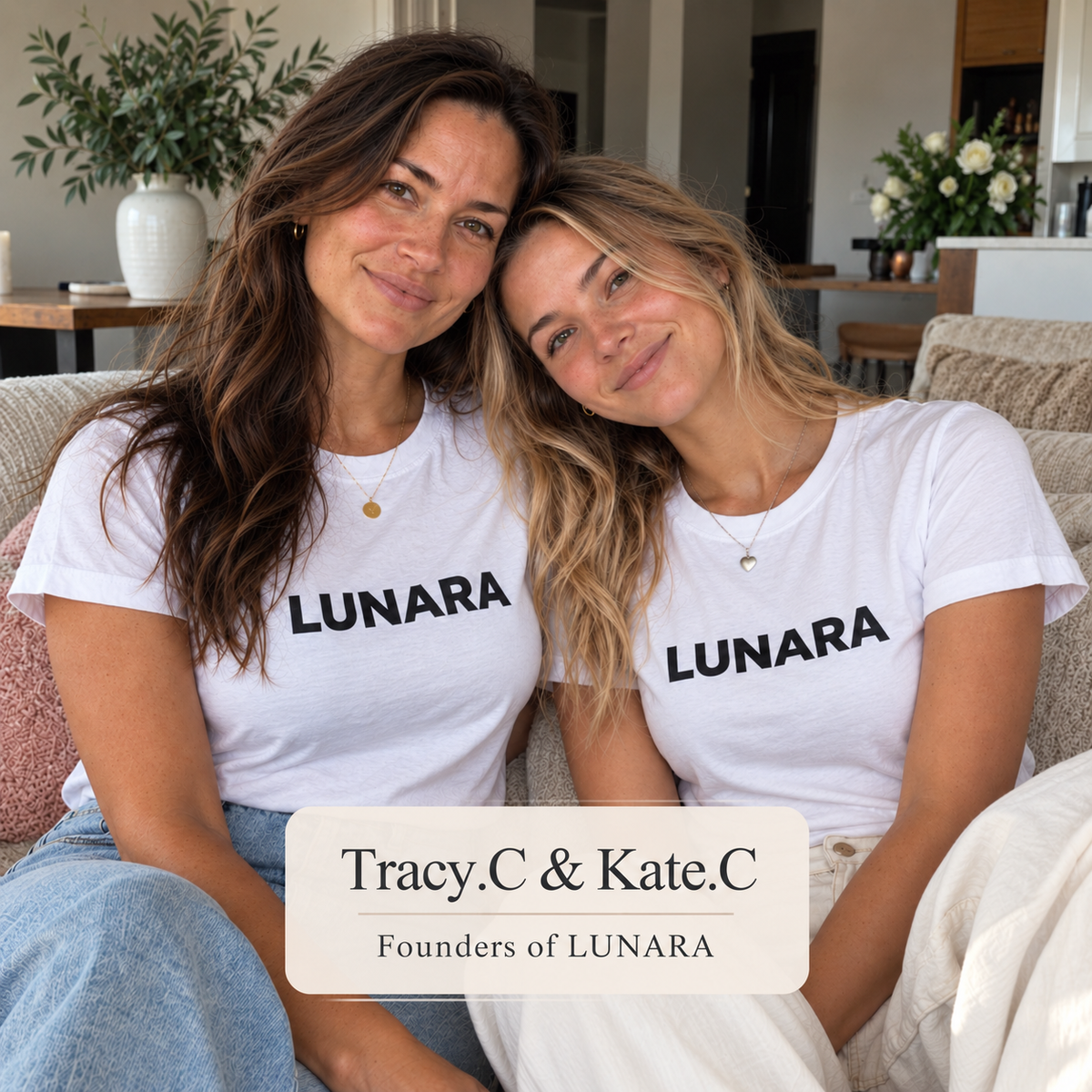 Tracy and Kate founders of LUNARA